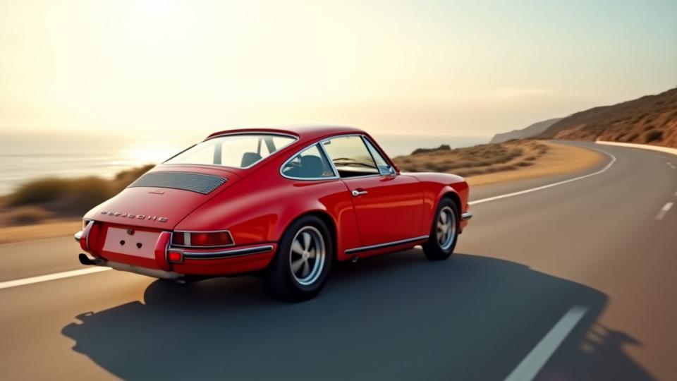 ワインディングロードを疾走する象徴的なPorsche 911